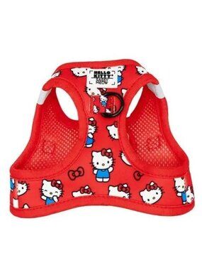 NWT Sassy Meow Hello Kitty Red Cat Harness, Small WAS $25